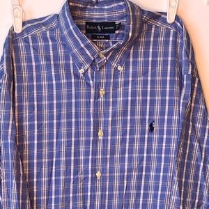 Ralph Lauren Blake XL long sleeved plaid